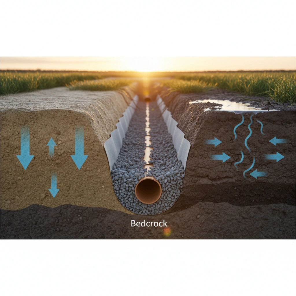 Почему важно учитывать тип грунта при монтаже фильтрующего поля | статья от Септик Про
